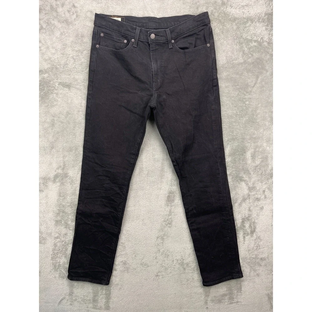 Levi's 511 Men's Slim Fit Jeans 34x32 Black‎ Denim Red Tab